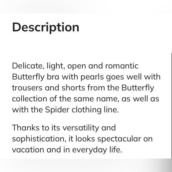 Matique white butterfly set - Picture 9 of 11